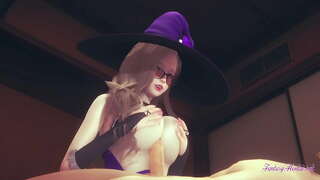 Genshin Влијание Hentai - Точка На Гледање Лиза titjob blowjob и навлезе