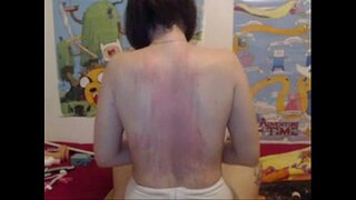 CAning orqa spanking uning tits 1
